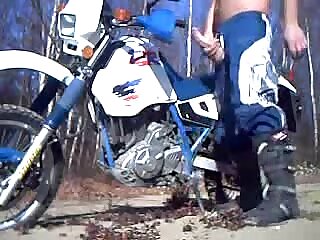 Biker and his bike
