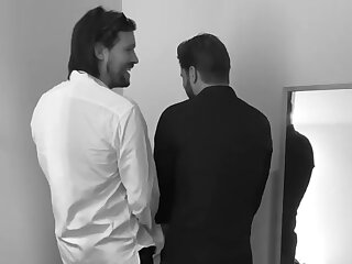 Bathroom swordfight
