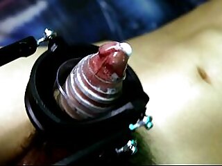 How long can this poor penis withstand the movements of a BDSM machine&quest;