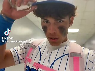 Watch this cute twink baseball player and his bro's. Tiktok @...