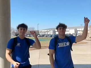 Watch these hot muscular male cheerleaders. Tiktok @natebroccoli18