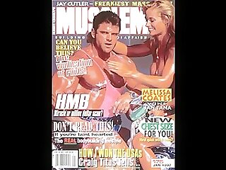 Musclemag Comes to Life - Pec-oiling of Massive 90s Golden Era Bodybuilder