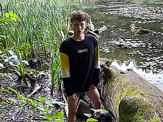 Naughty Teen Boy Jerking off in Public Park &comma; I was almost Caught &excl; &sol; Big Dick &sol; Cute &sol; Fat Cock &sol;